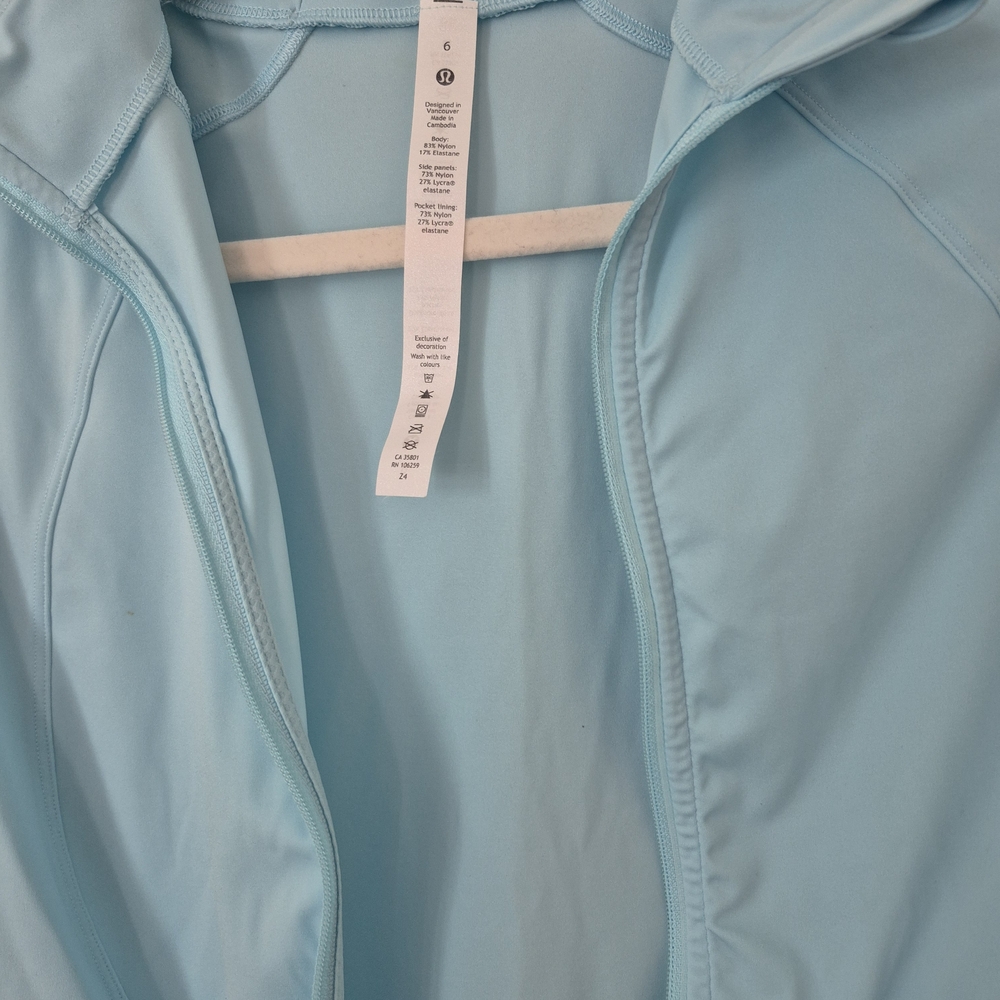 Lululemon Athletica Sky Blue Utility Jacket - Picture 3 of 4